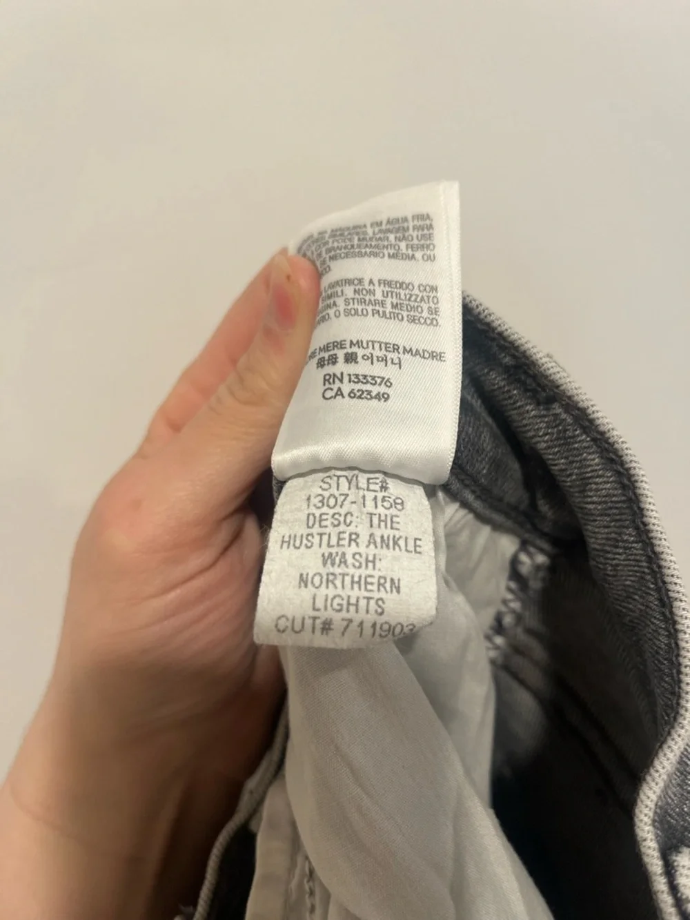 Mother The Hustler Ankle Jean Northern Lights 29
